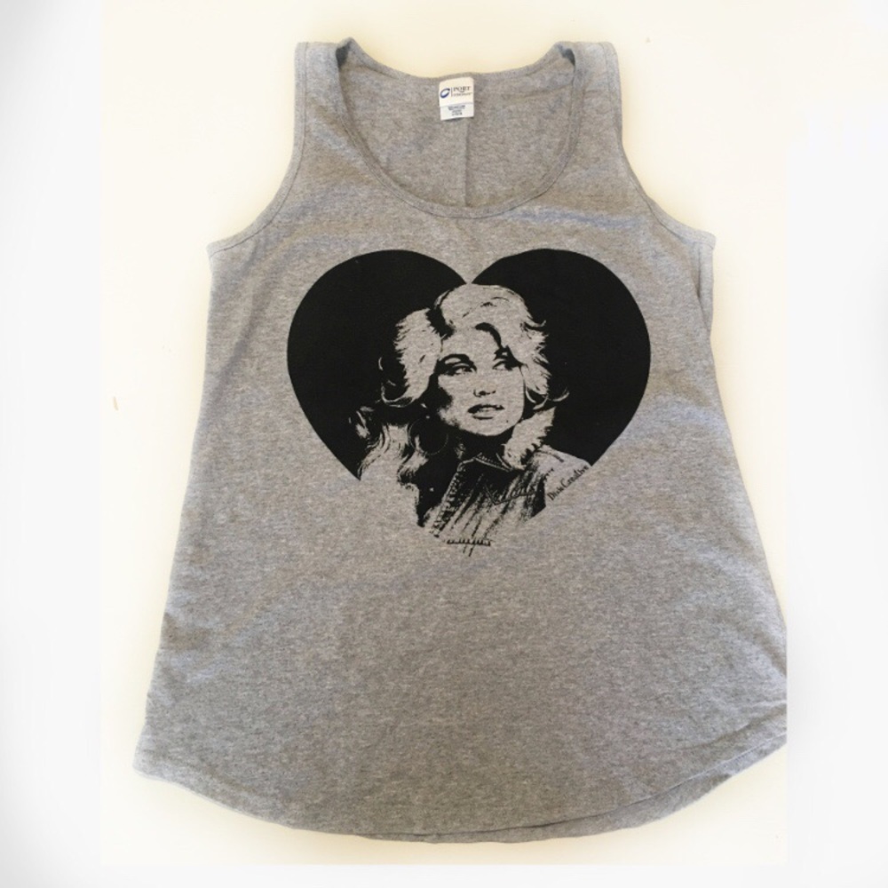 Dolly Parton Cotton Heart Tank